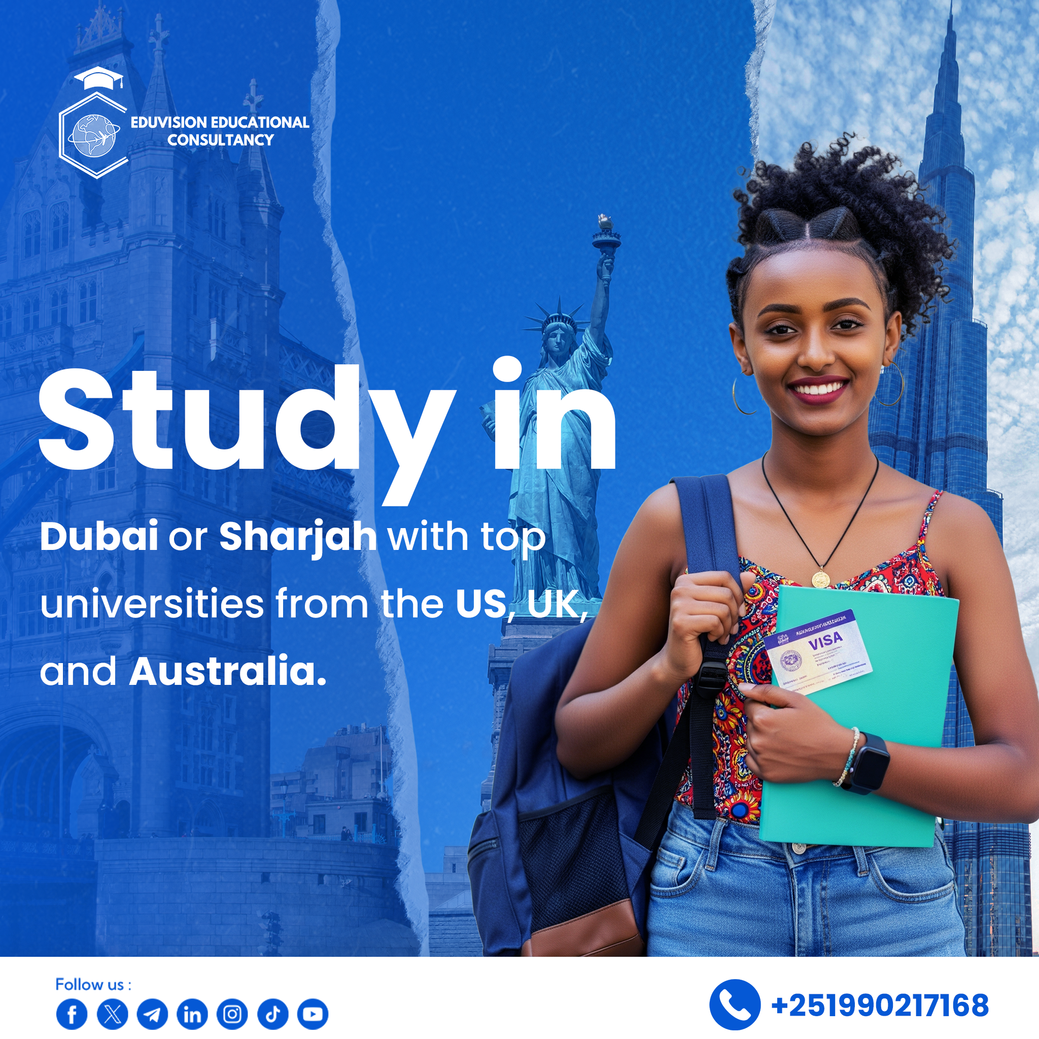 Eduvision Education Poster Design - Creative Agency Addis Ababa